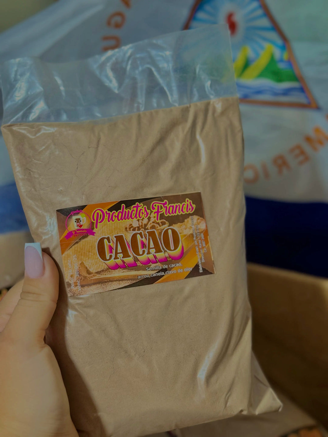 CACAO MOLIDO PRODUCTOS FRANCIS auténtico de La Nica Shop