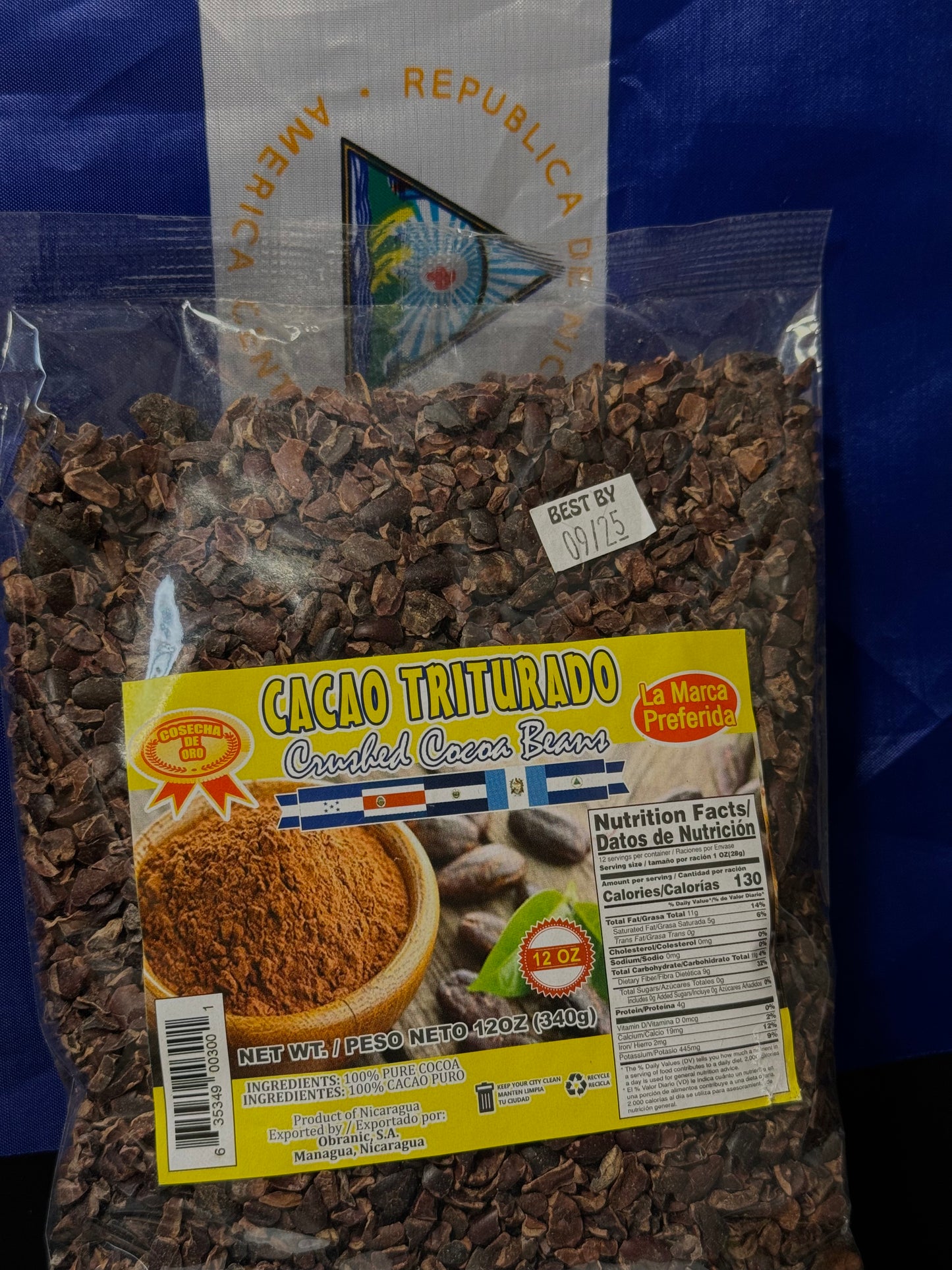 CACAO TRITURADO NICARAGUENSE