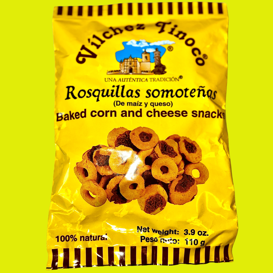 Vilchez Tinoco Rosquillas Somoteñas, authentic Nicaraguan baked corn and cheese snacks, from La Nica Shop.